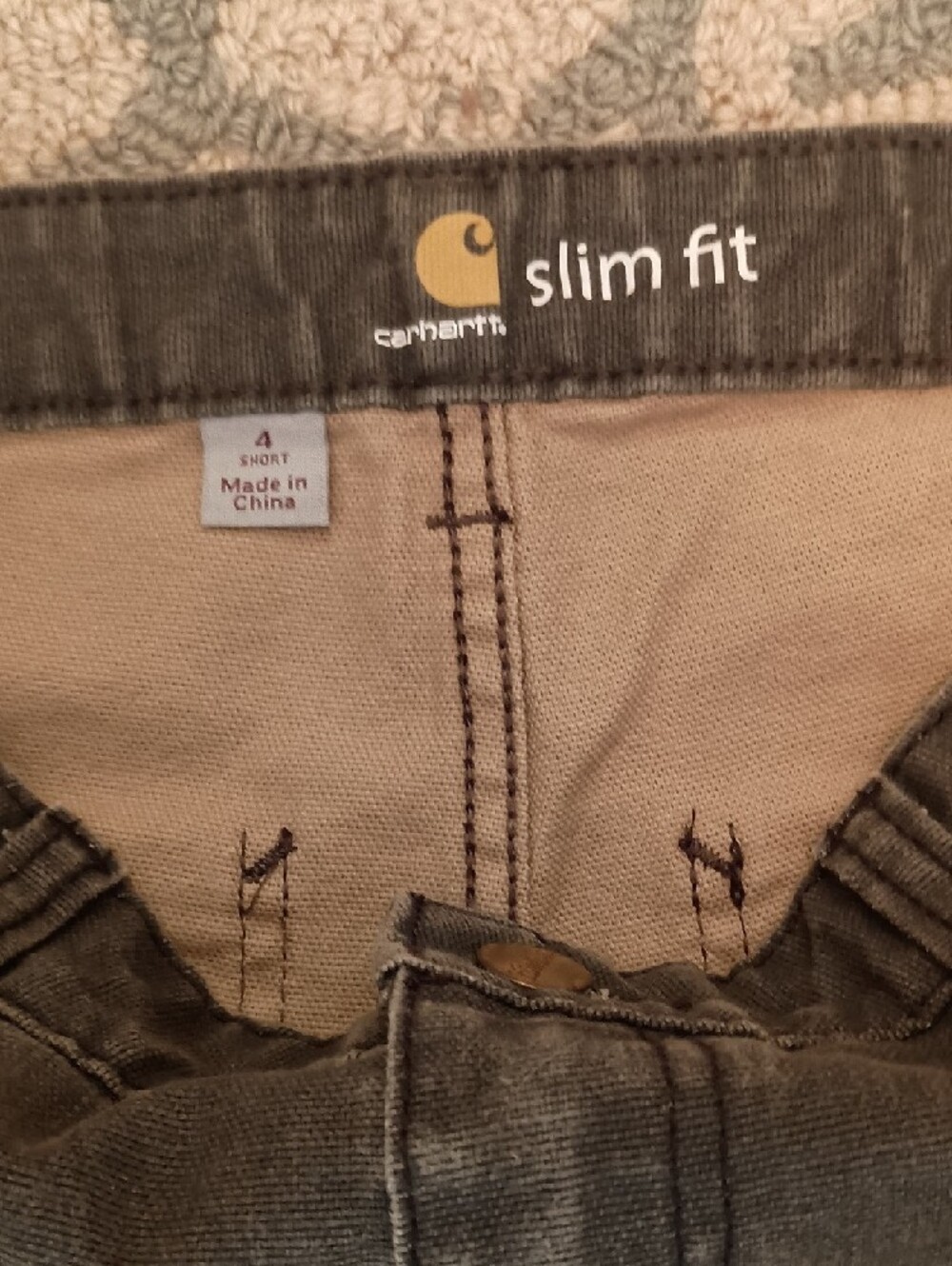 Carhartt Slim Fit Double KneePants Size 4 Short - Picture 2 of 3